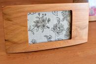 屋久杉&nbsp;くり抜きフォトフレーム＜島屋工房＞