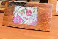 屋久杉&nbsp;くり抜きフォトフレーム＜島屋工房＞