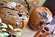 屋久杉&nbsp;自然壺＜島屋工房＞