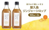 屋久島ジンジャーシロップ&nbsp;特大(500ml)×2本セット