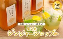 屋久島ジンジャーシロップ&nbsp;特大(500ml)×3本セット