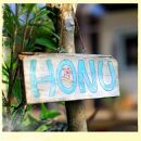 屋久杉Initialイニシャルキーホルダー　”M”