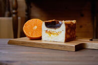 屋久島の手作りバスクチーズケーキ&nbsp;（たんかん）