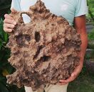 屋久杉Initialイニシャルキーホルダー　”&nbsp;I&nbsp;”