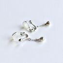 雨上がり&nbsp;ー雫ー　(イヤリング／クリップ式金具）【受注制作】