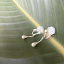 雨上がり&nbsp;ー雫ー　(イヤリング／クリップ式金具）【受注制作】