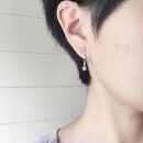 雨上がり&nbsp;ー雫ー　(イヤリング／クリップ式金具）【受注制作】