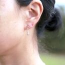 雨上がり&nbsp;ー雫ー　(イヤリング／ノンホールピアス）【受注制作】