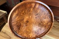 【限定1】屋久島産ツガ（トガ）の木&nbsp;丸盆＜島屋工房＞