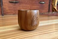 屋久杉&nbsp;カップ（丸）＜島屋工房＞