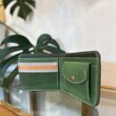 苔の森・屋久鹿レザーの二つ折り財布