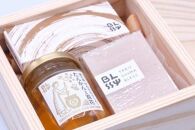 【YAKUSHIMA&nbsp;BLESS】ギフトセット(M)&nbsp;(屋久杉の石鹸・お香・生はちみつ)