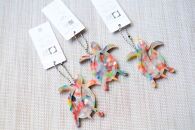 カメキーホルダー&nbsp;材料回収地域:口永良部島（鹿児島県）&nbsp;色おまかせ