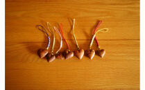 【相良パーティ】千年の愛～屋久島の森の至極の宝～&nbsp;屋久杉ハートストラップ