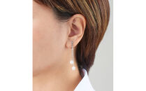 102510-1&nbsp;揺れてエレガント「淡水パールソフトフィットイヤリング」