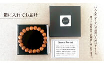 屋久杉10mm玉ブレスレット【20cm&nbsp;(L)】