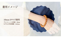 屋久杉10mm玉ブレスレット【20cm&nbsp;(L)】
