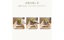 屋久鹿レザーの島財布&nbsp;チャコール×ブラウン