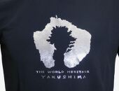 やくＴ（屋久島Ｔシャツ）・島＆縄文杉＜ネイビー／サイズS＞