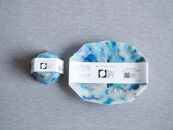 【色おまかせ(青系)】【セット】歯ブラシスタンド&ソープディッシュ&nbsp;材料回収地域:口永良部島(鹿児島県)