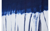 有松・鳴海絞り&nbsp;暖簾　-蜘蛛入り柳絞り-【藍染が風にゆれる日本遺産のまち有松寄附金専用】