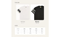 【XLサイズ】サスティナブルTシャツ（ボーダー）ホワイト