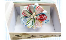 ハンドメイドつまみ細工(髪飾り＆ブローチ)&nbsp;プレゼント&nbsp;女性&nbsp;オシャレ&nbsp;ファッション小物&nbsp;アクセサリー&nbsp;