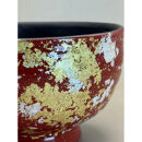 抹茶碗&nbsp;本朱（金箔）&nbsp;［NF276］