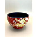 抹茶碗&nbsp;本朱（金箔）&nbsp;［NF276］