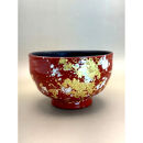 抹茶碗&nbsp;本朱（金箔）&nbsp;［NF276］