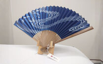 【伏見上野旭昇堂】漆喰京扇子(青波)｜京都&nbsp;扇子&nbsp;京扇子&nbsp;人気［&nbsp;京都&nbsp;扇子&nbsp;和装&nbsp;和風&nbsp;工芸&nbsp;人気&nbsp;おすすめ&nbsp;ギフト&nbsp;プレゼント&nbsp;贈答&nbsp;お取り寄せ&nbsp;通販&nbsp;送料無料&nbsp;ふるさと納税&nbsp;］
