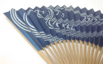 【伏見上野旭昇堂】漆喰京扇子(青波)｜京都&nbsp;扇子&nbsp;京扇子&nbsp;人気［&nbsp;京都&nbsp;扇子&nbsp;和装&nbsp;和風&nbsp;工芸&nbsp;人気&nbsp;おすすめ&nbsp;ギフト&nbsp;プレゼント&nbsp;贈答&nbsp;お取り寄せ&nbsp;通販&nbsp;送料無料&nbsp;ふるさと納税&nbsp;］