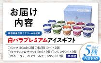白バラプレミアムアイスギフト10個