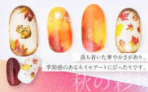 ツメキラ&nbsp;ネイルシール&nbsp;1枚&nbsp;【秋の彩り】ネイルアート&nbsp;ジェルネイルに埋め込む&nbsp;レジン&nbsp;パーツ用品