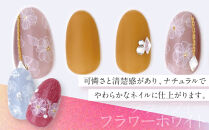 ツメキラ&nbsp;ネイルシール&nbsp;1枚&nbsp;filer&nbsp;プロデュース【フラッフィーフラワー&nbsp;ホワイト】ネイルアート&nbsp;ジェルネイルに埋め込む&nbsp;レジン&nbsp;パーツ用品