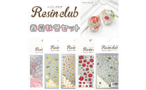 レジンクラブ&nbsp;レジンシート&nbsp;5枚セット&nbsp;【春夏秋冬】両面タイプ&nbsp;シール
