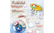 レジンクラブ&nbsp;レジンシート&nbsp;5枚セット&nbsp;【シマエナガ】両面タイプ&nbsp;シール