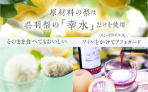 【先行予約】呉羽梨　幸水　梨ソルベ（90ml×6個）