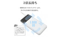 【チャコールグレー】ラスタバナナ&nbsp;10000mAhリン酸鉄リチウムモバイルバッテリー