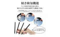 【ホワイト】ラスタバナナ&nbsp;iPad&nbsp;専用&nbsp;傾き検知搭載　充電式&nbsp;タッチペン&nbsp;パームリジェクション　2色展開