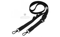 【ブラック】ラスタバナナ&nbsp;ショルダーストラップ&nbsp;ホルダーシート&nbsp;セット&nbsp;フラットタイプ