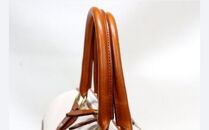 本体：モスグリーン×革：チョコ【小山ゴルフバック製作所】ボストンバッグ&nbsp;BB-01-T&nbsp;＜PVC×栃木レザー＞　【11100-1001】