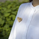 旭川家具&nbsp;cosine&nbsp;STEPSブローチHEART　メープル_05738