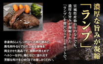 宮城県産&nbsp;仙台牛&nbsp;ランプステーキ&nbsp;500g&nbsp;(&nbsp;約170g&nbsp;×&nbsp;3枚&nbsp;)　宮城県共通返礼品