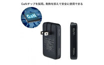 フラットUSBアダプターPD30W　UC-23B(BK)