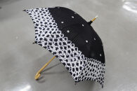 日傘（やたら三浦絞、バラクモ絞）【藍染が風にゆれる日本遺産のまち有松寄附金専用】
