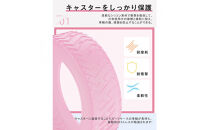 NT-3101&nbsp;&nbsp;蓄光タイプ(ピンク)&nbsp;&nbsp;&nbsp;S&nbsp;&nbsp;&nbsp;&nbsp;&nbsp;&nbsp;スーツケース用キャスターカバ&nbsp;ー