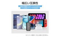 小型&nbsp;モバイルバッテリー&nbsp;ホワイト