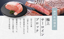 【冷蔵便】【辰屋】神戸牛&nbsp;サーロイン&nbsp;ブロック&nbsp;1kg（ステーキ／ローストビーフ用）