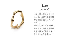【KAORU】ローズ&nbsp;リング&nbsp;S&nbsp;/&nbsp;K10&nbsp;ピンクゴールド｜京都&nbsp;アクセサリー&nbsp;ブランド&nbsp;人気ジュエリー［&nbsp;バラの茎や枝モチーフ&nbsp;程良いボリューム感&nbsp;肌馴染みの良いカラー&nbsp;デイリーユース&nbsp;フリーサイズ&nbsp;おすすめ&nbsp;ギフト&nbsp;プレゼント&nbsp;お取り寄せ&nbsp;送料無料&nbsp;］